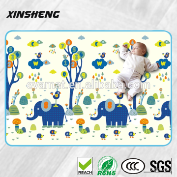 2016 novo design com 1.5 cm de espessura PU baby play mat